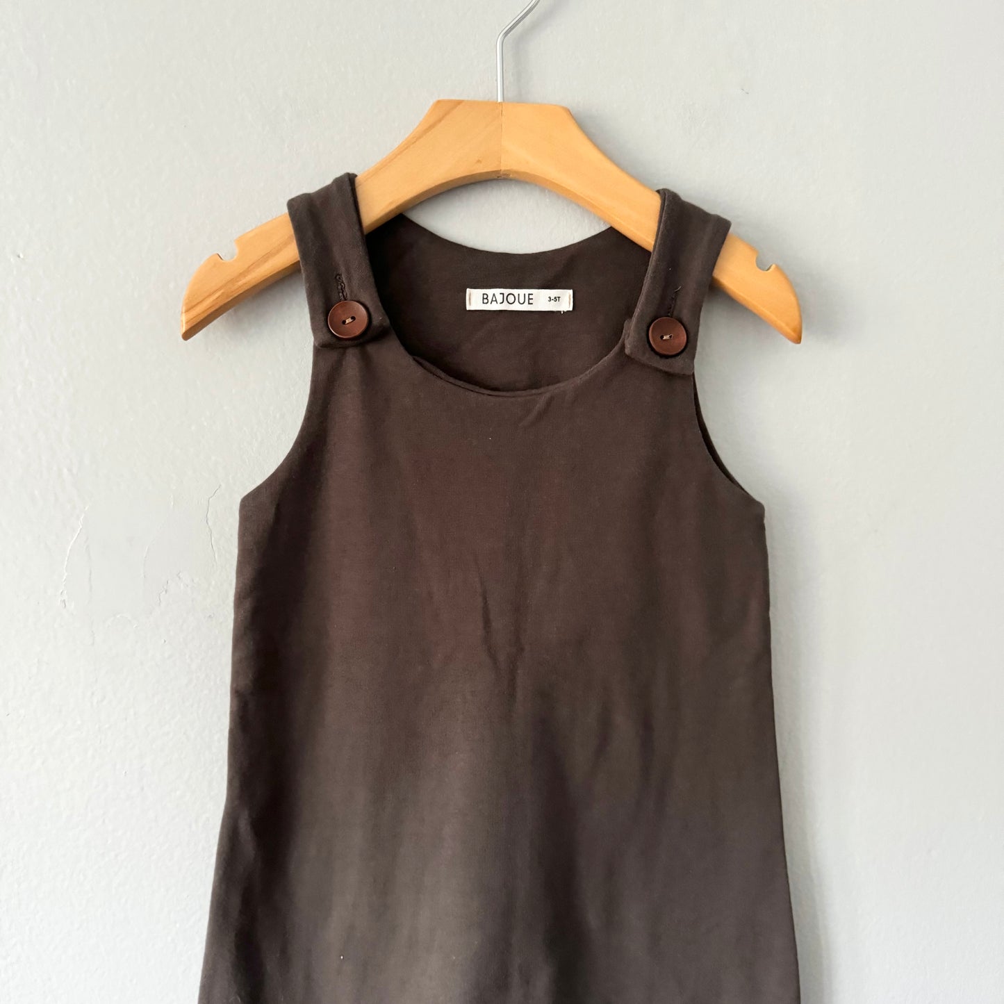 Bajoue / Dark brown overalls / 3-5T