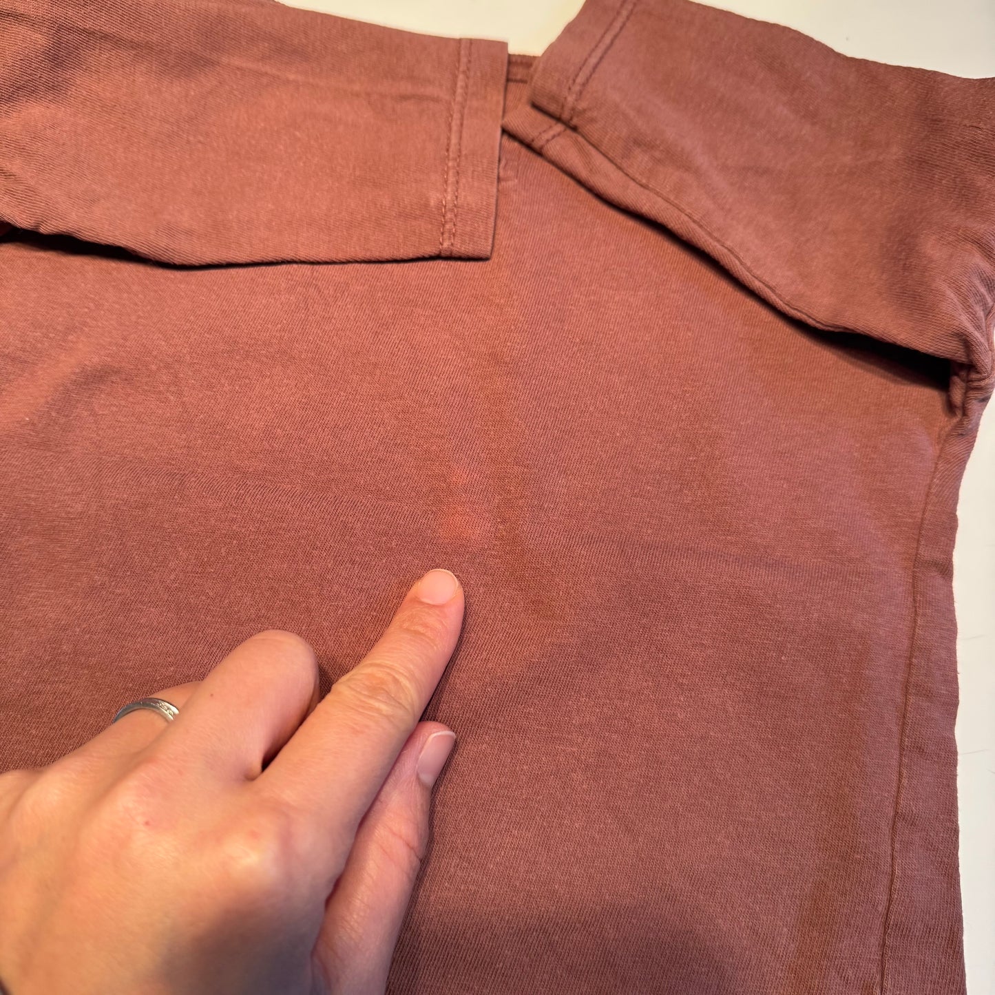 Mini mioche / Brown long sleeve top / 12-18M