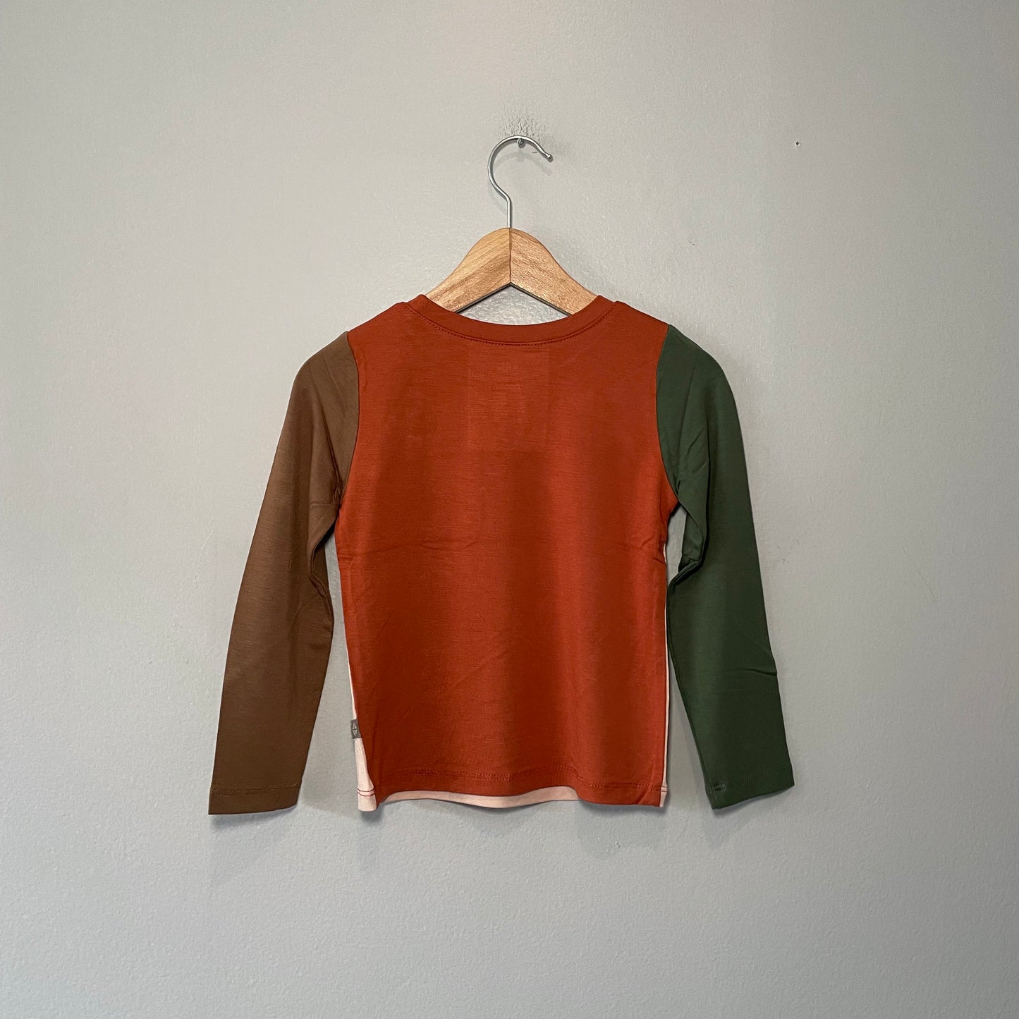 Kyte Baby / Long sleeve crew neck tee - Rust / 2T - New with tag
