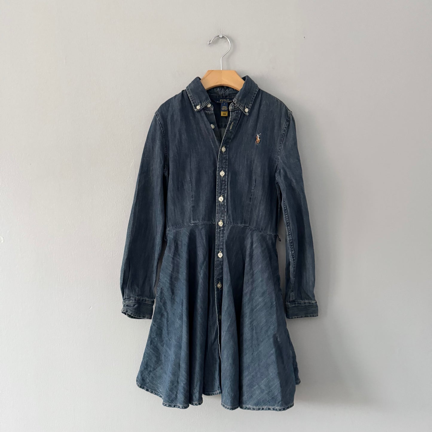 Polo Ralph Lauren / Denim shirt dress / 8Y
