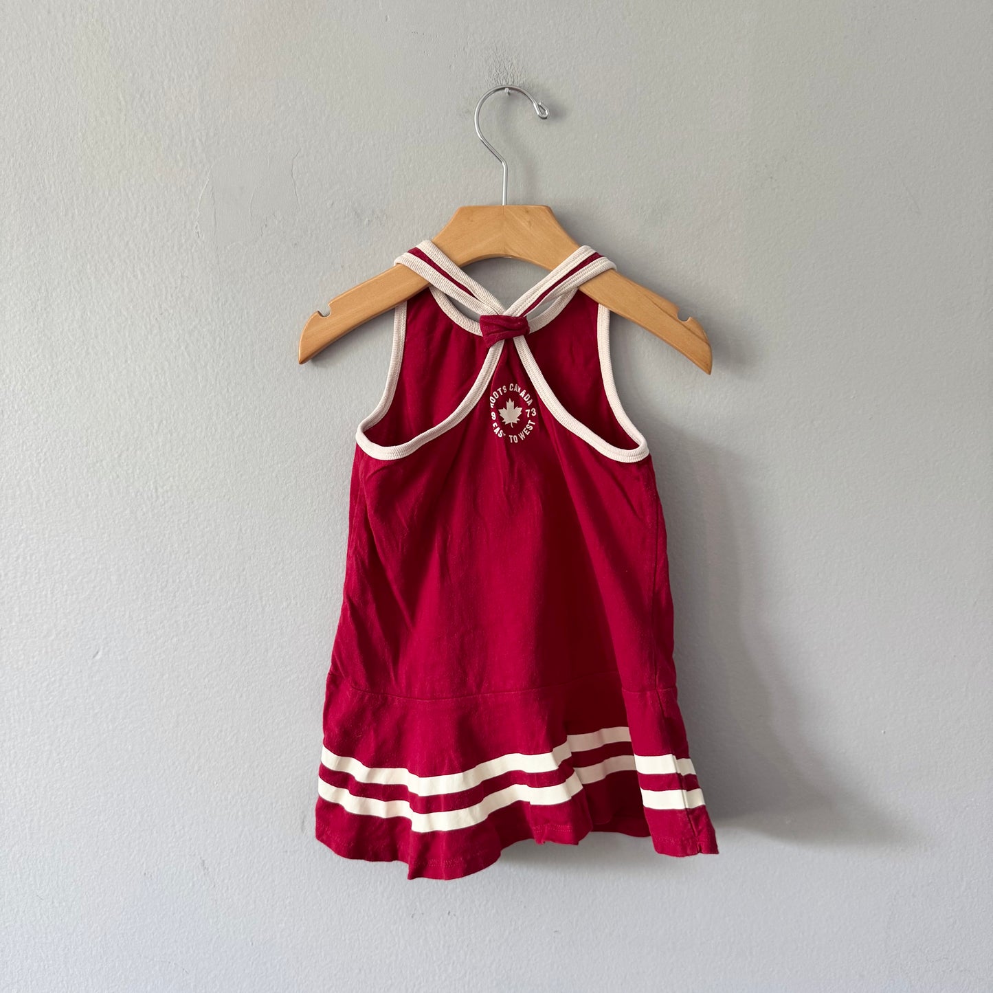 Roots / Red tank dress / 18-24M
