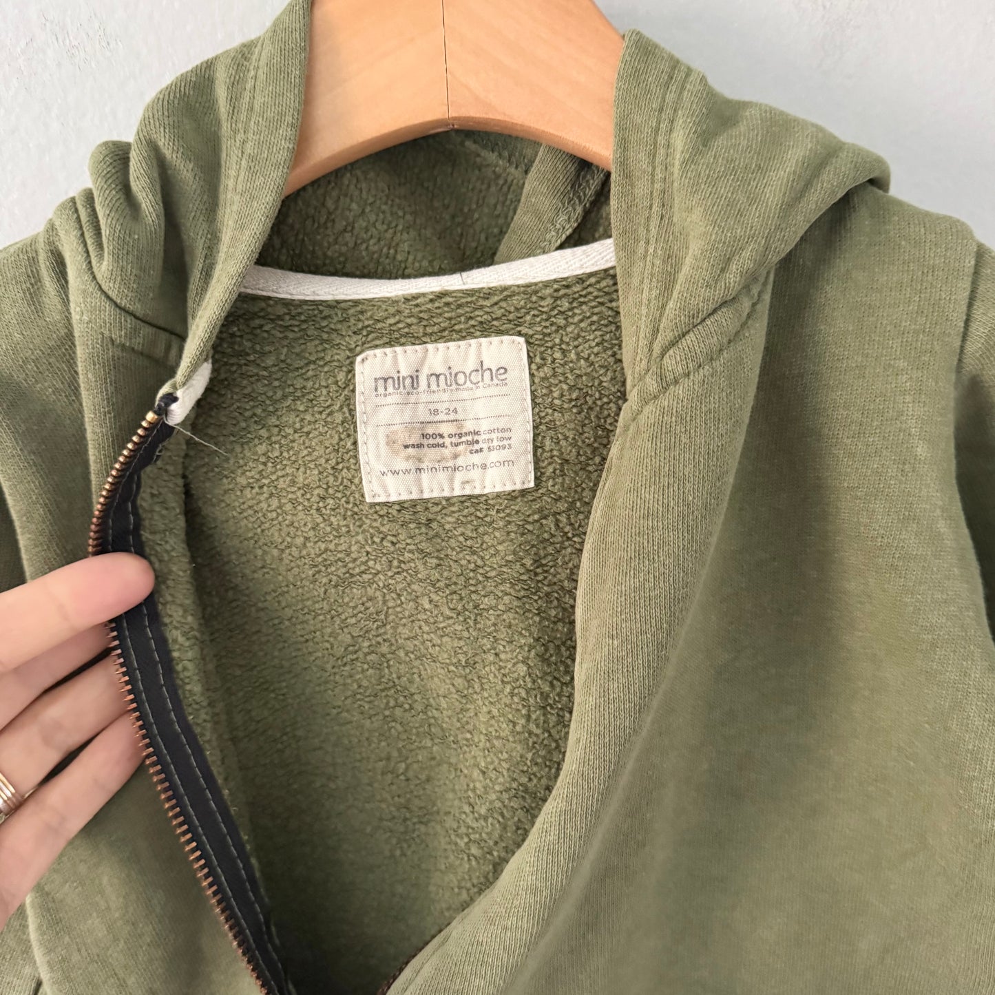 Mini Mioche / Biker romper - Khaki / 18-24M