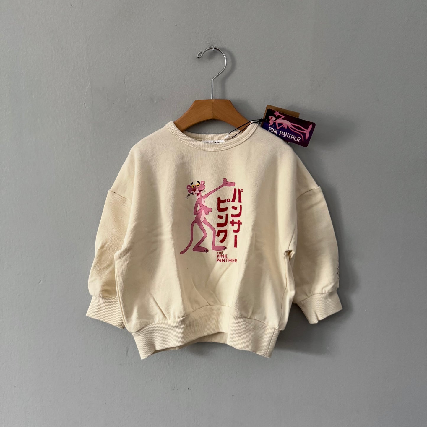 Markey's / Pink Panther sweatshirt / 100cm(3Y)