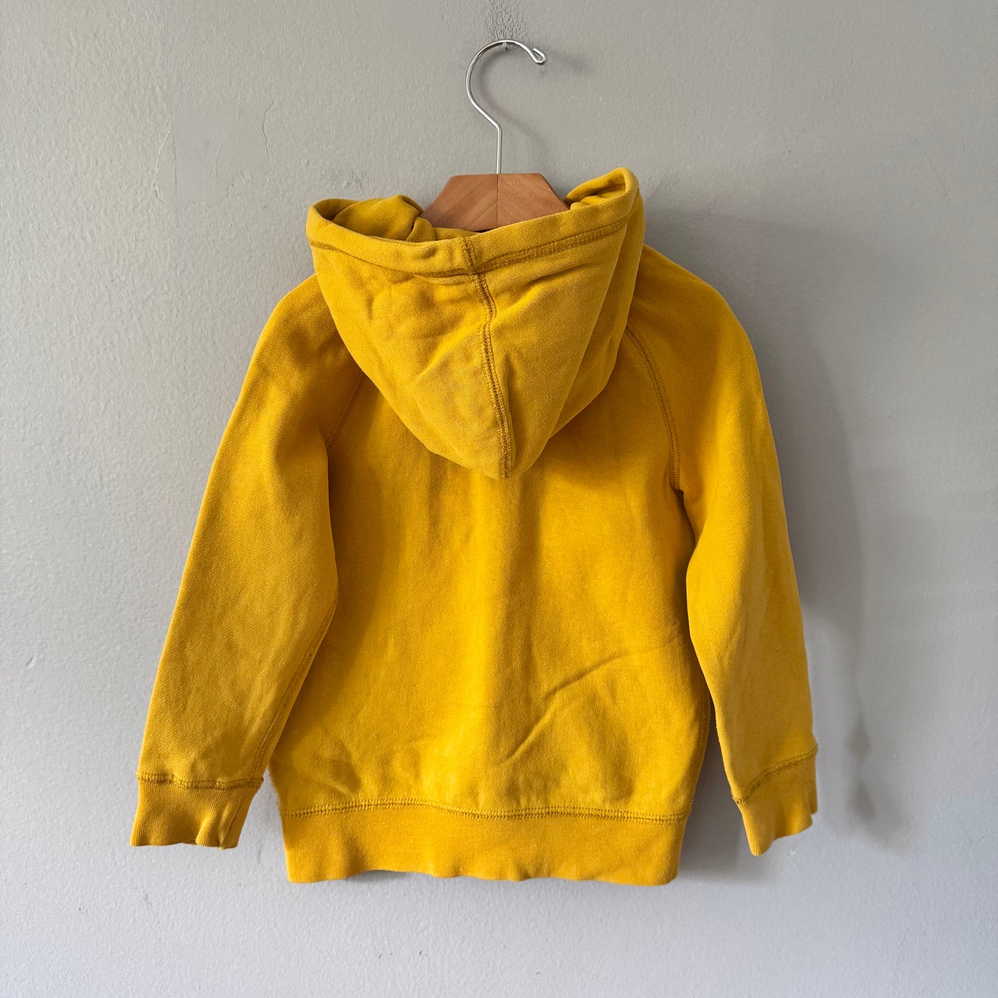 Roots / Yellow zip up hoodie / 4T