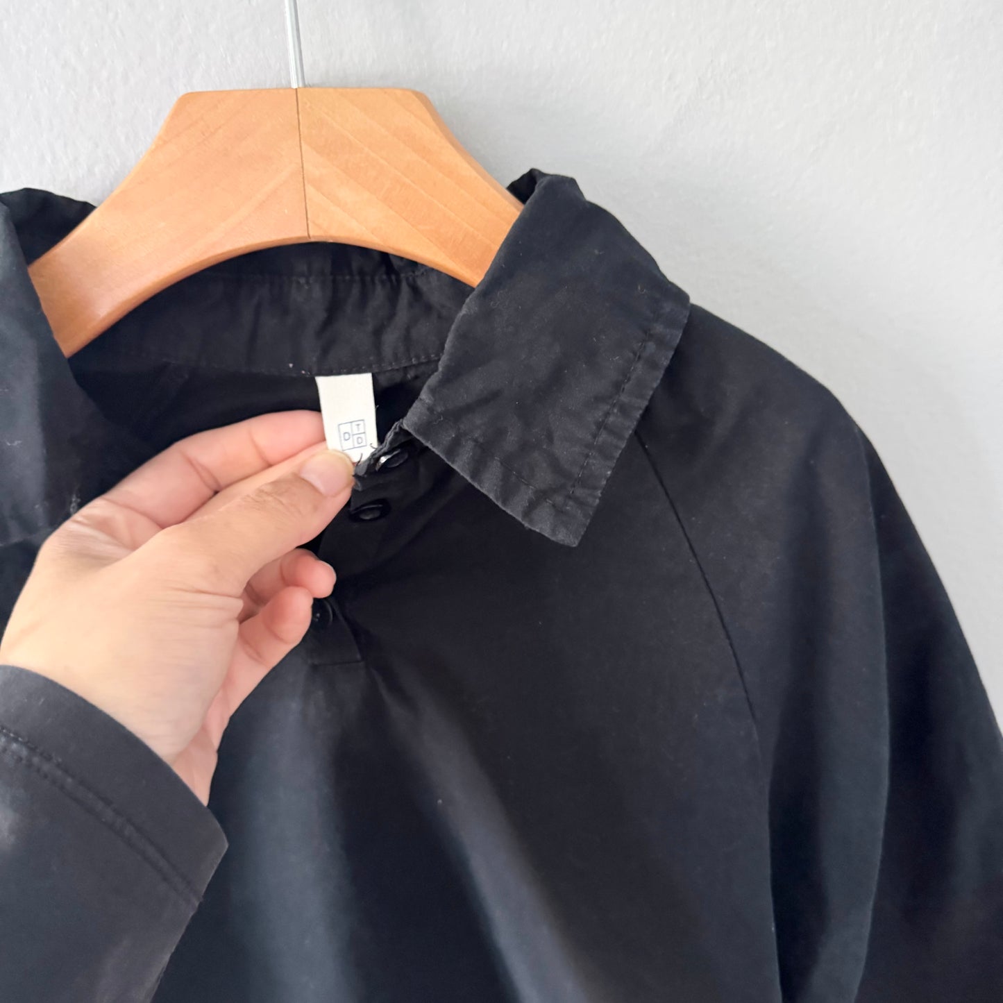 No brand / Black oversized shirt / 4-5Y