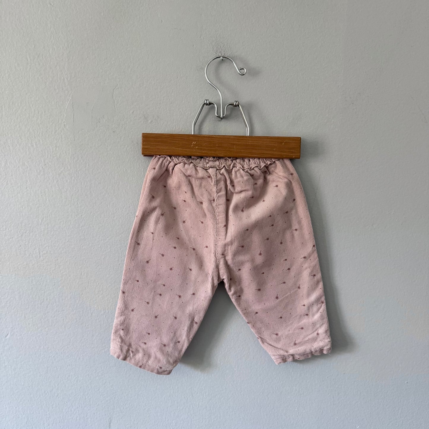 Zara / Light pink corduroy pants / 3-6M