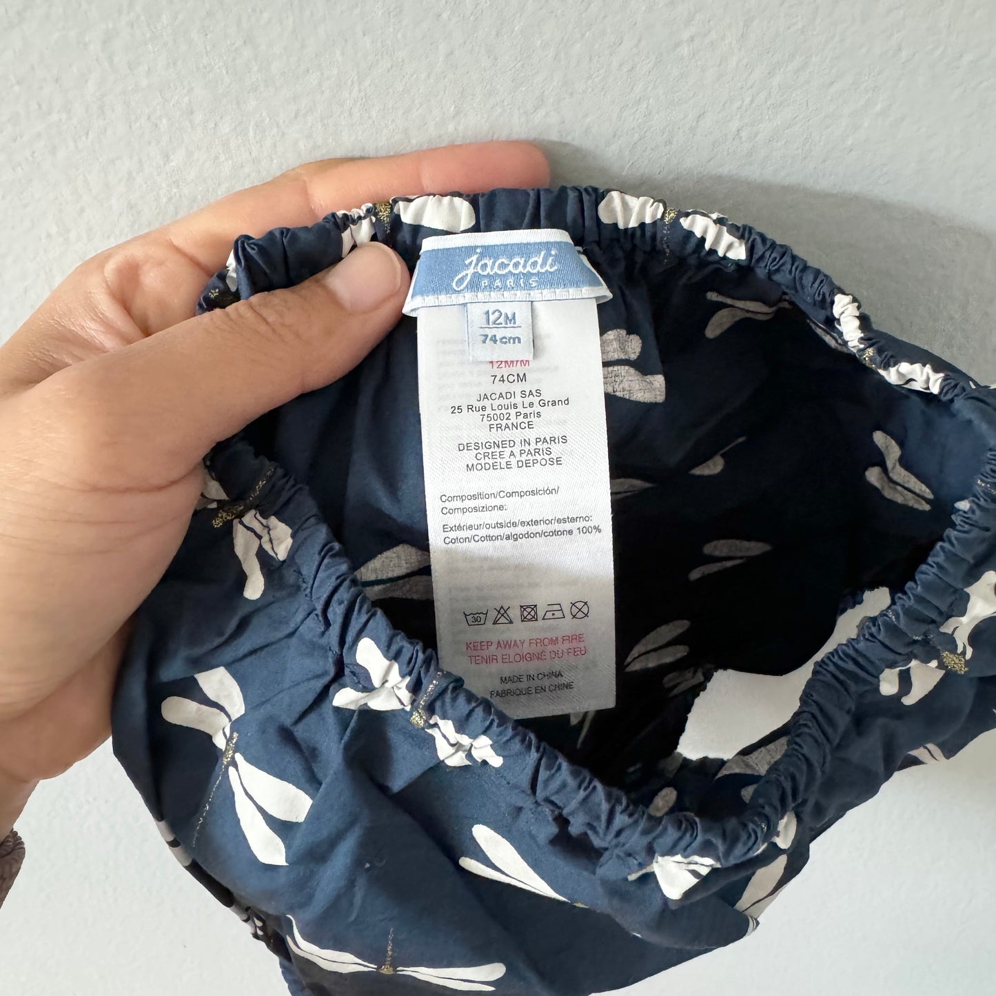 Jacadi / Bloomer - Dragon fly / 12M