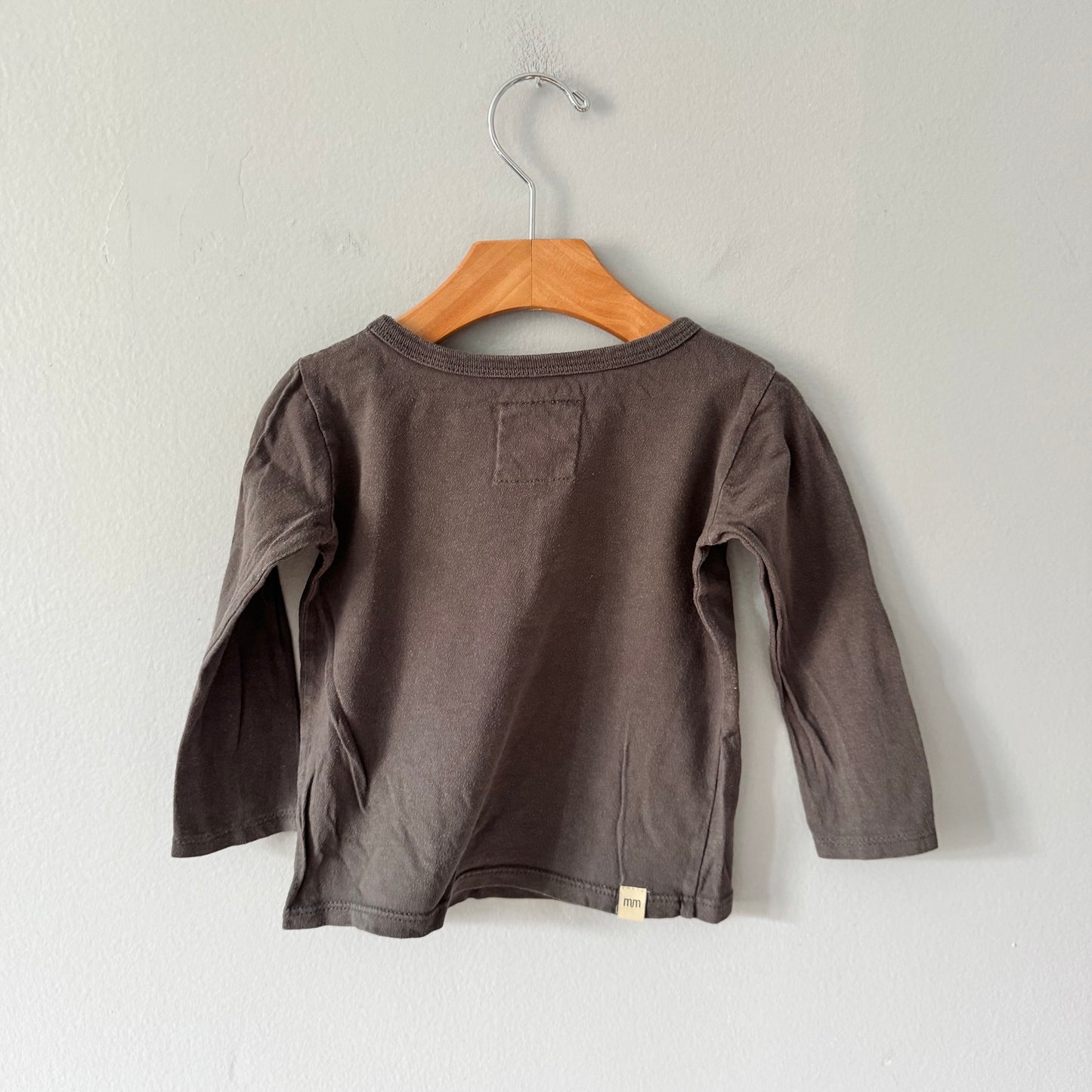 Mini mioche / Dark grey long sleeve / 18-24M