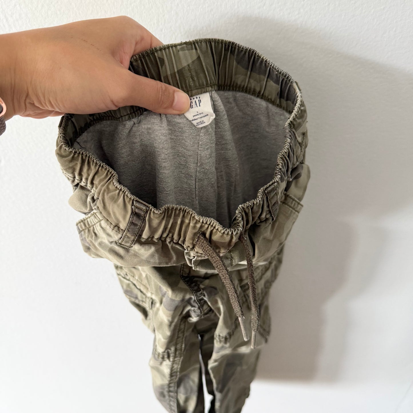 Gap / Cotton lined pants - camo / 3Y