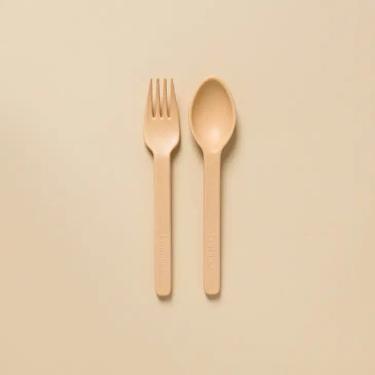 Minika / Wheat Straw Utensil Set