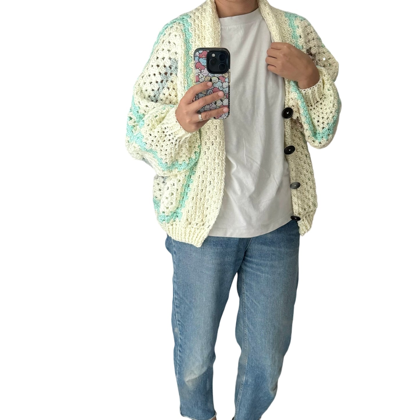 TUP / Crochet cardigan / Women L