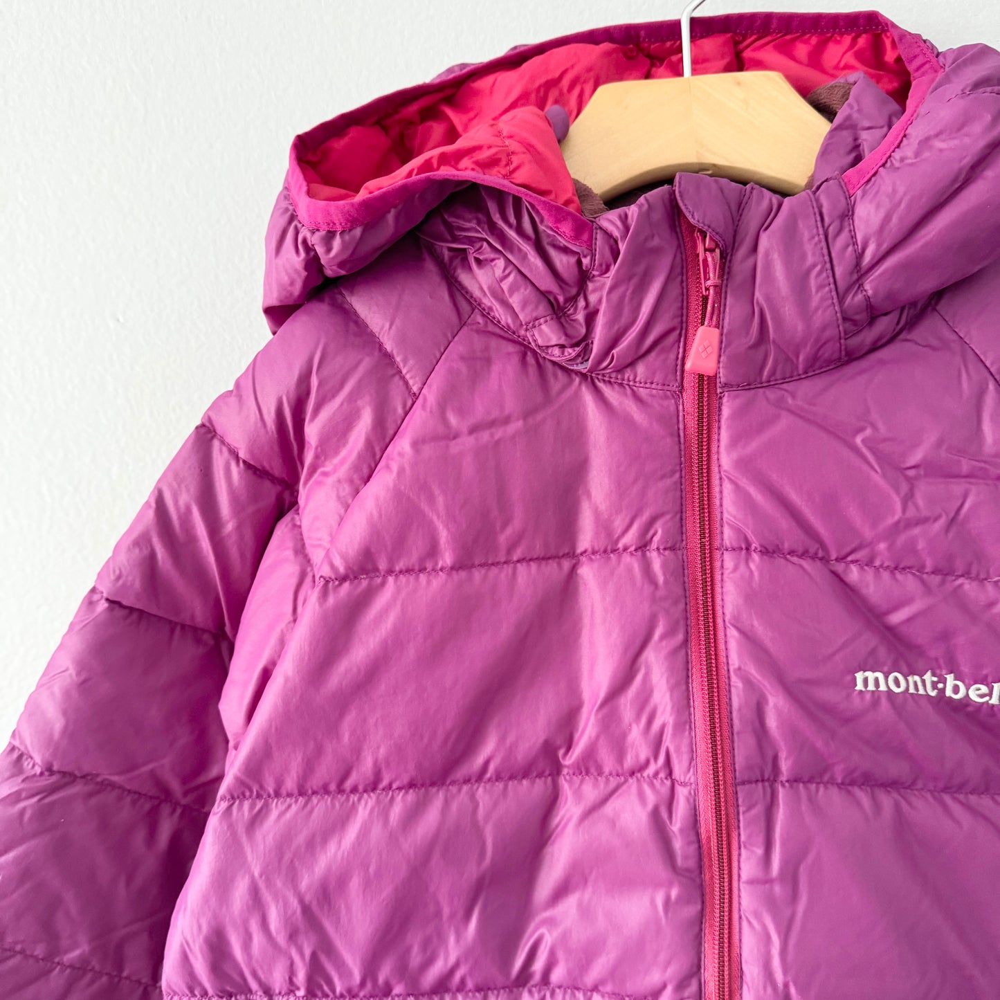 Montbell / Purple puffer jacket / 8Y(130cm)