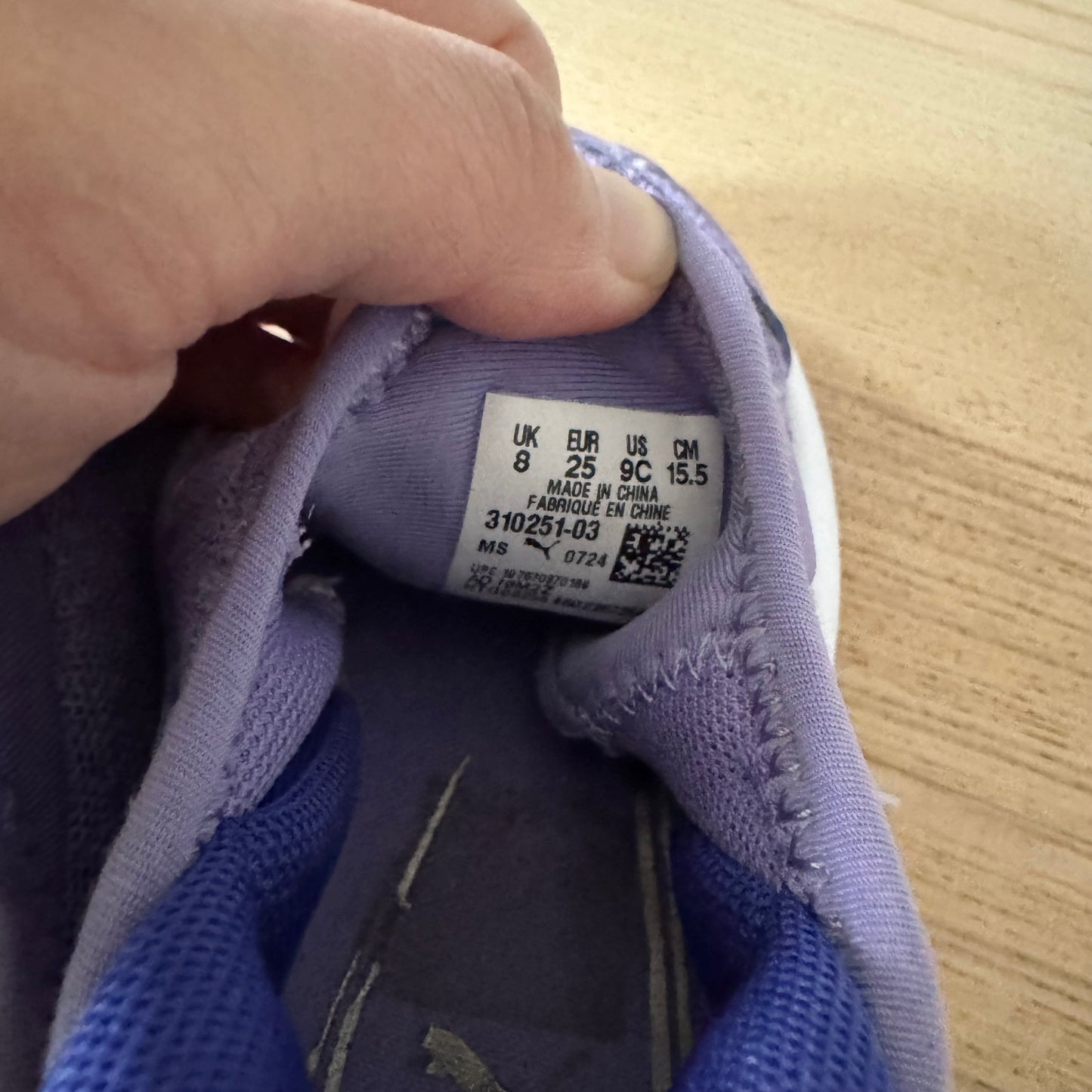 Puma / Light purple slip on / US9