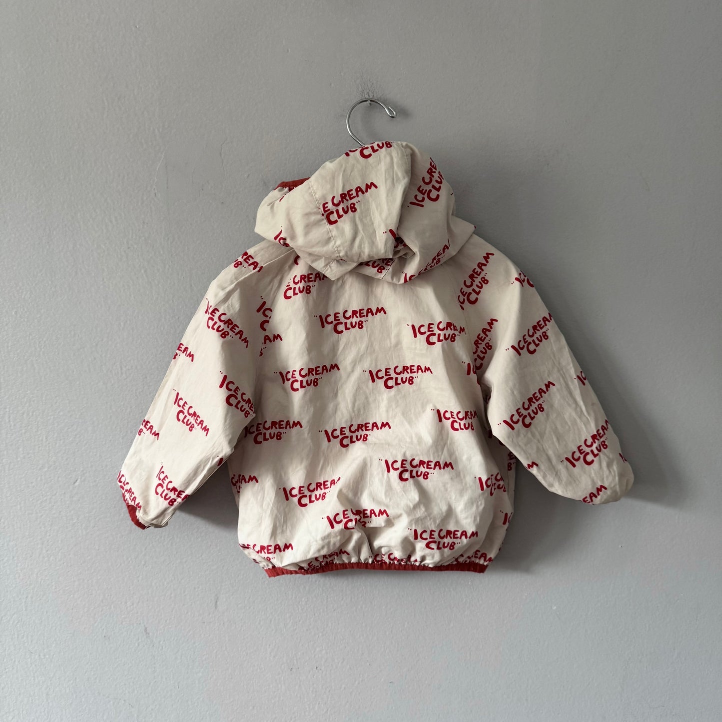 Zara / Orange reversible windbreaker / 18-24M