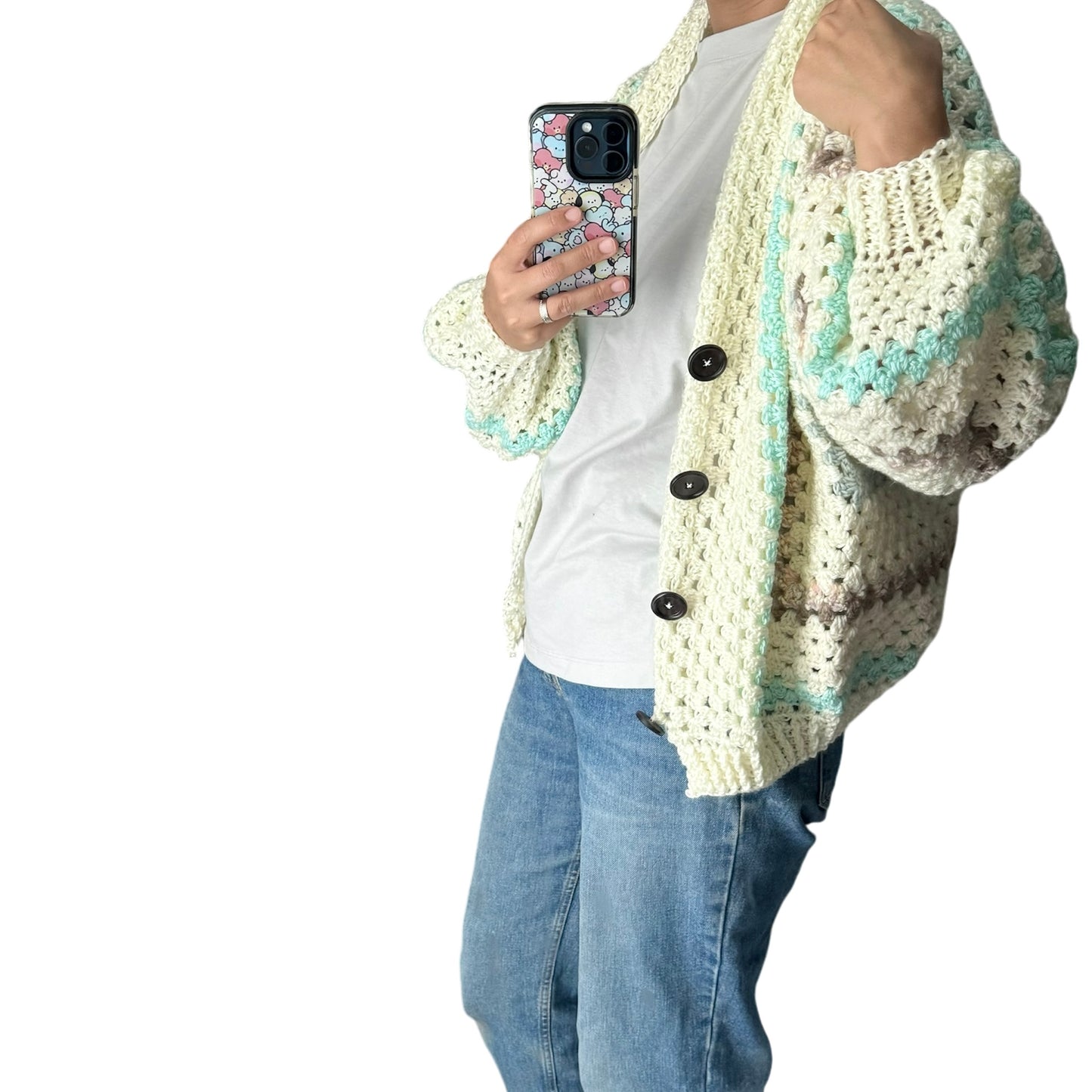 TUP / Crochet cardigan / Women L