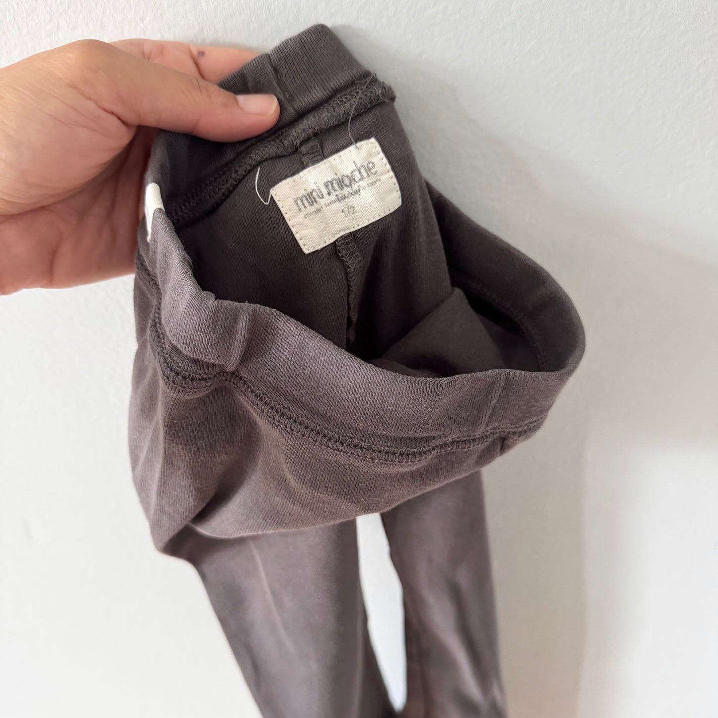 Mini mioche / Dark grey leggings / 1-2Y