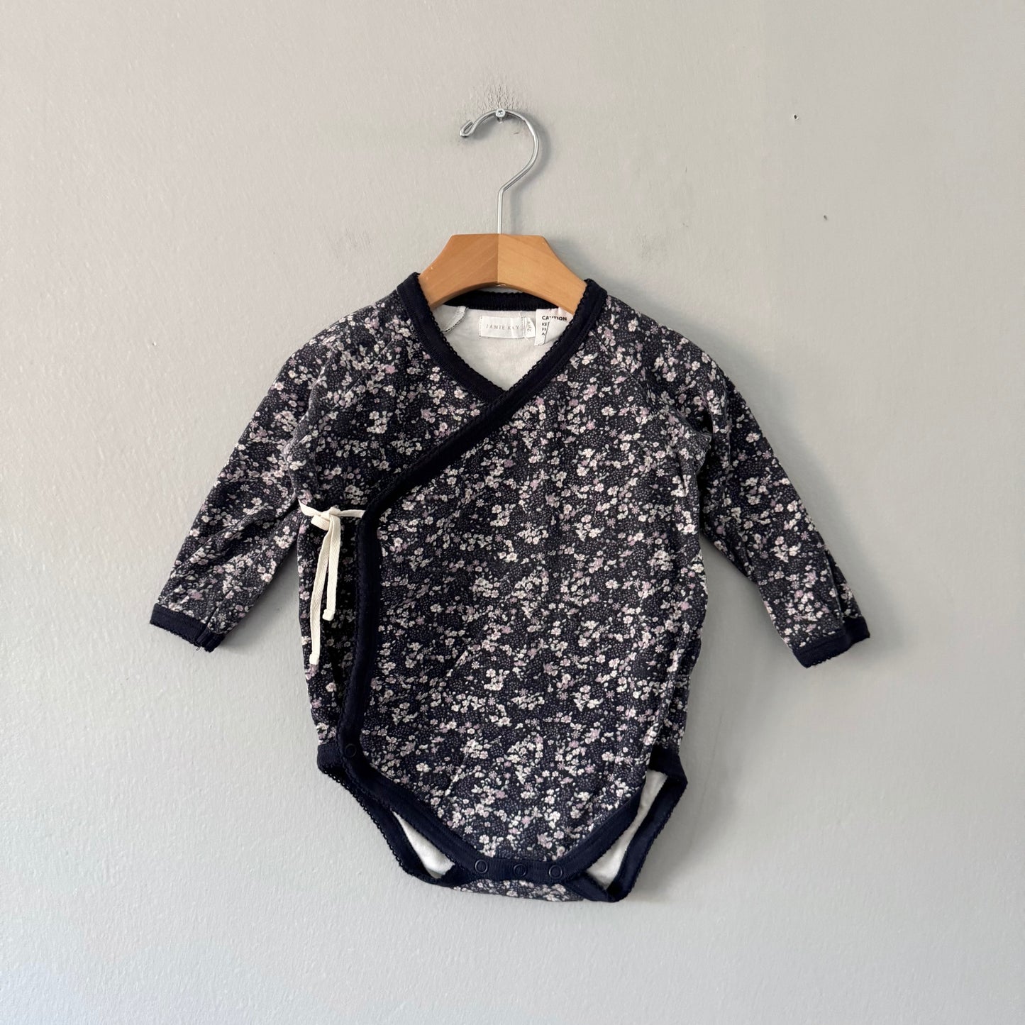 Jamie Kay / Navy long sleeve onesie / 2Y