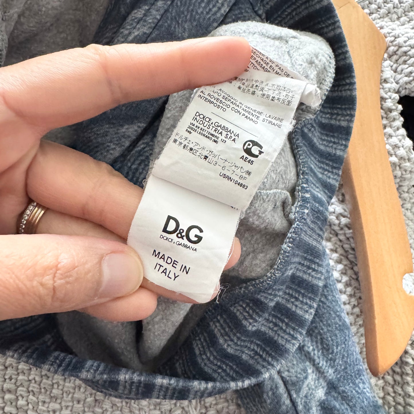 D&G Junior / Zip up hoodie / 12-18M