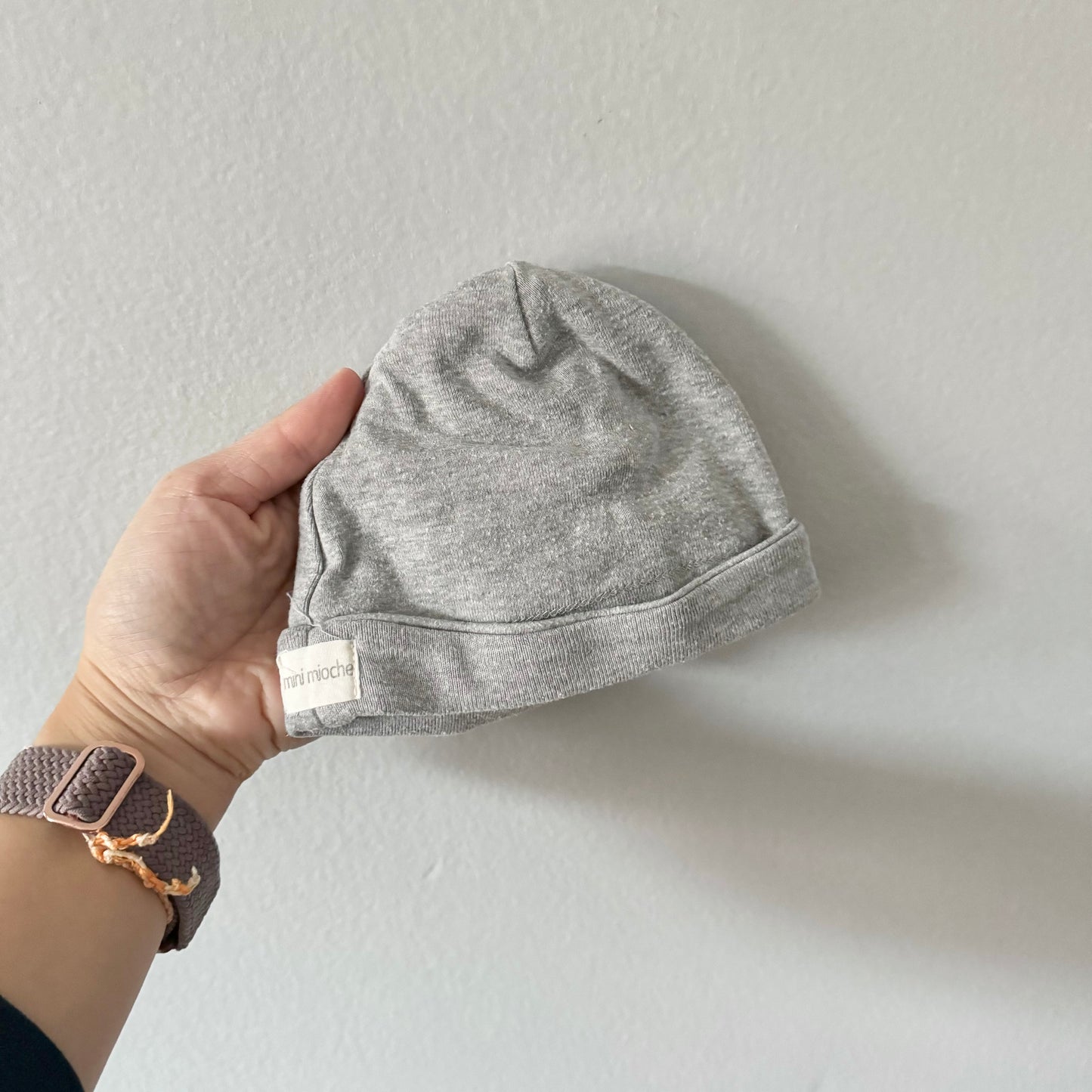 Mini mioche / Light grey beanie / 0-3M