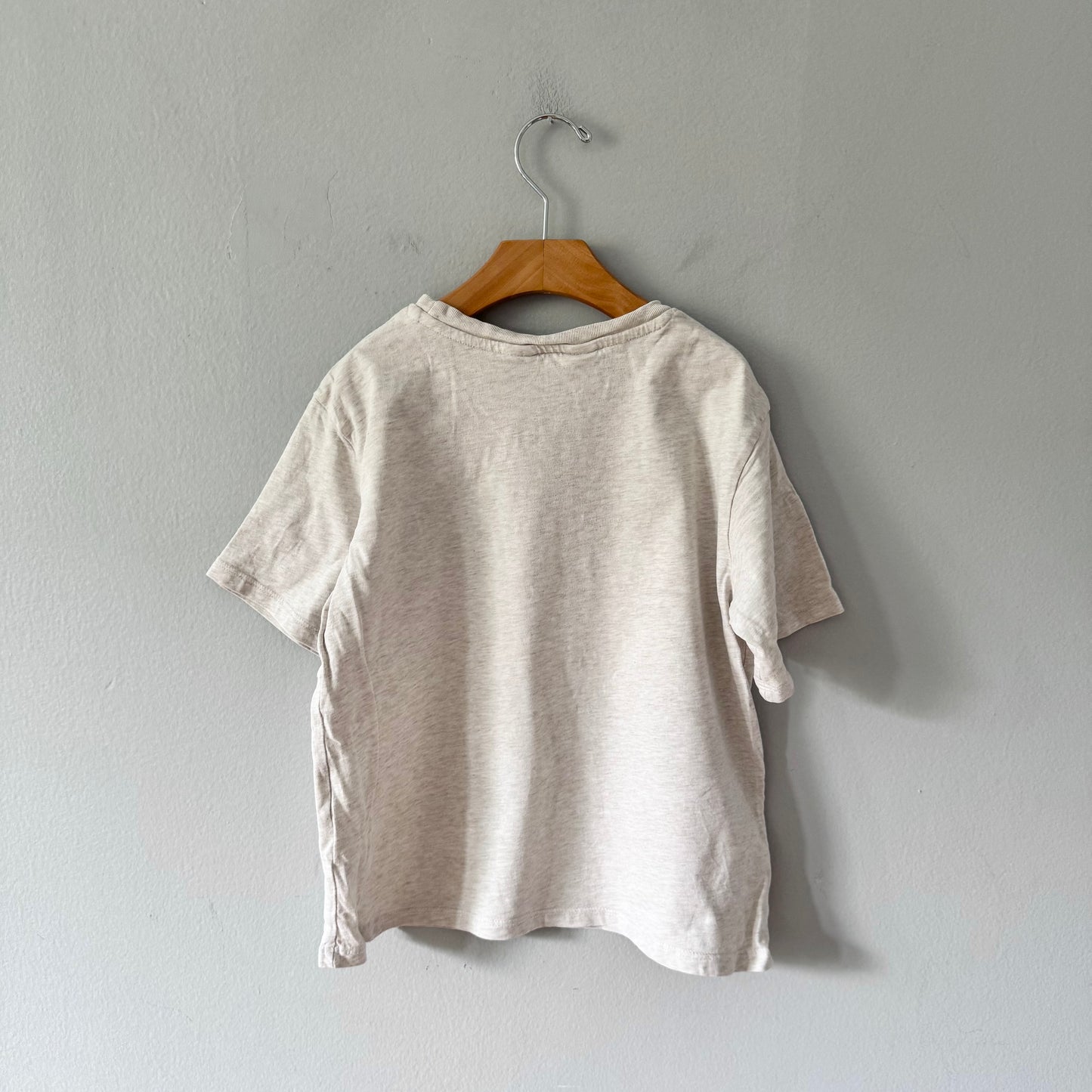 H&M / Oatmeal T-shirt / 8-10Y