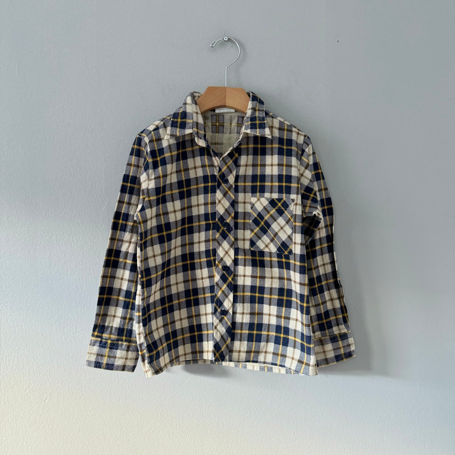 Vintage Sears / Flannel shirt / 6Y