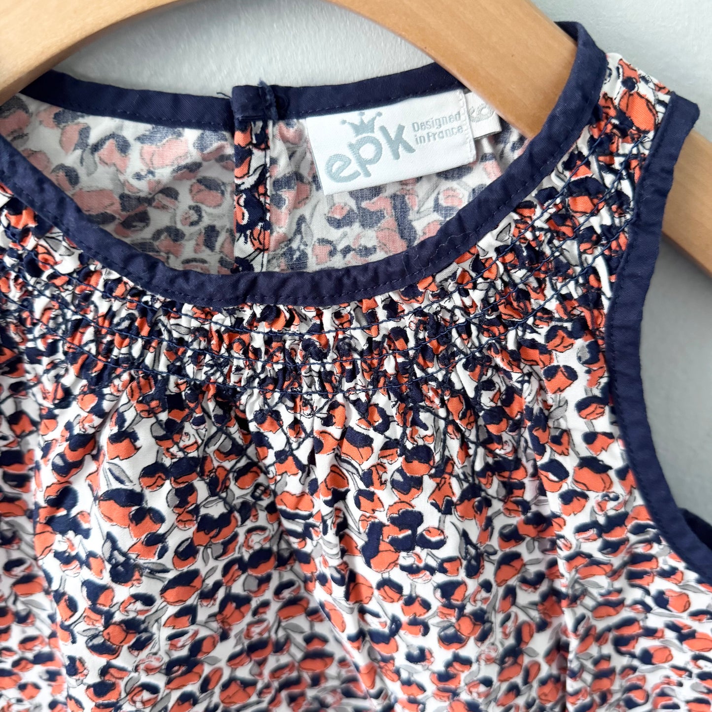 Epk / Orange floral tank top / 6Y