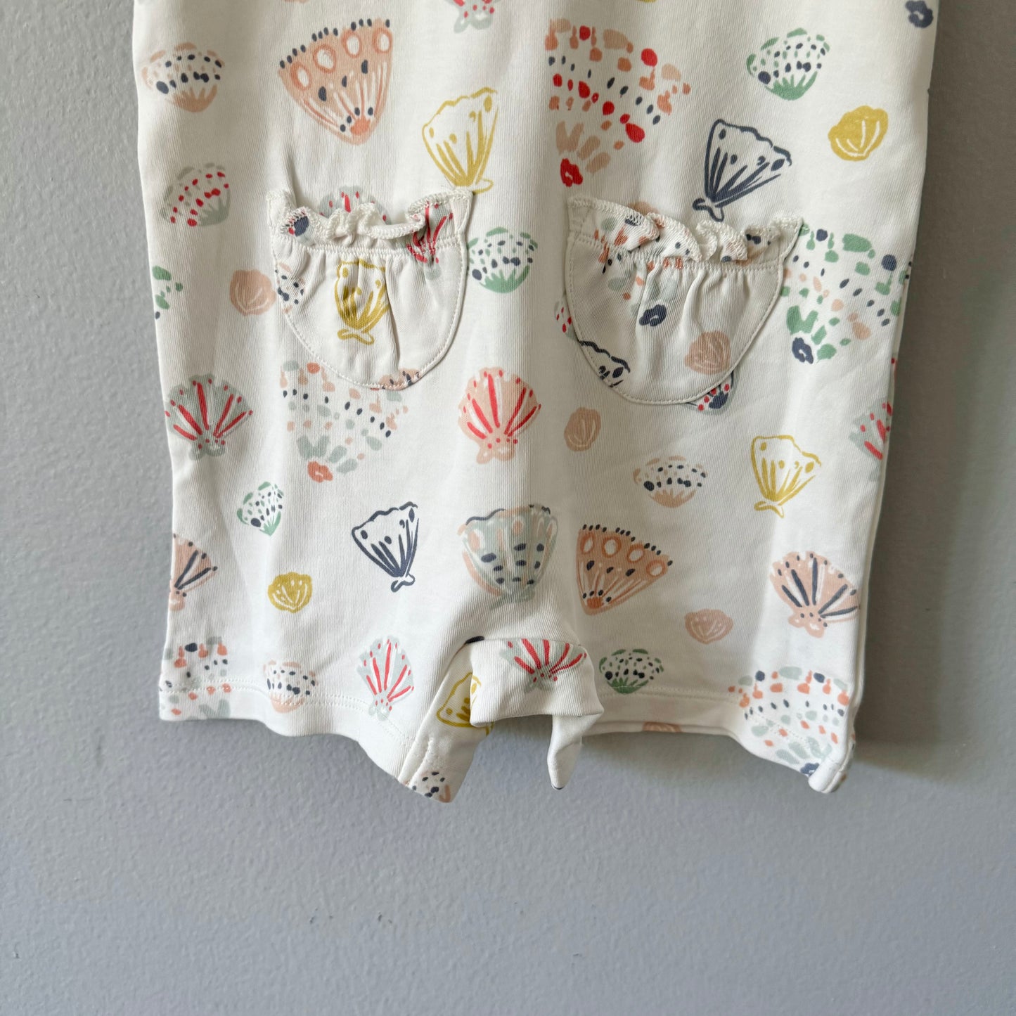 Pehr / Short sleeve romper - Sea shells / 18-24M