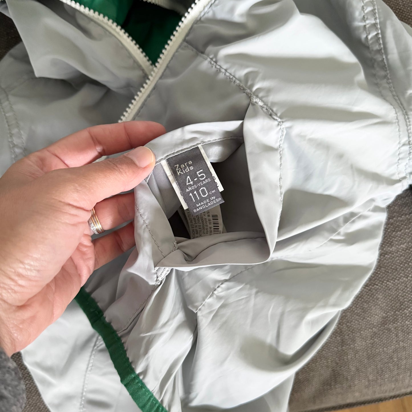 Zara / Reversible windbreaker / 4-5Y
