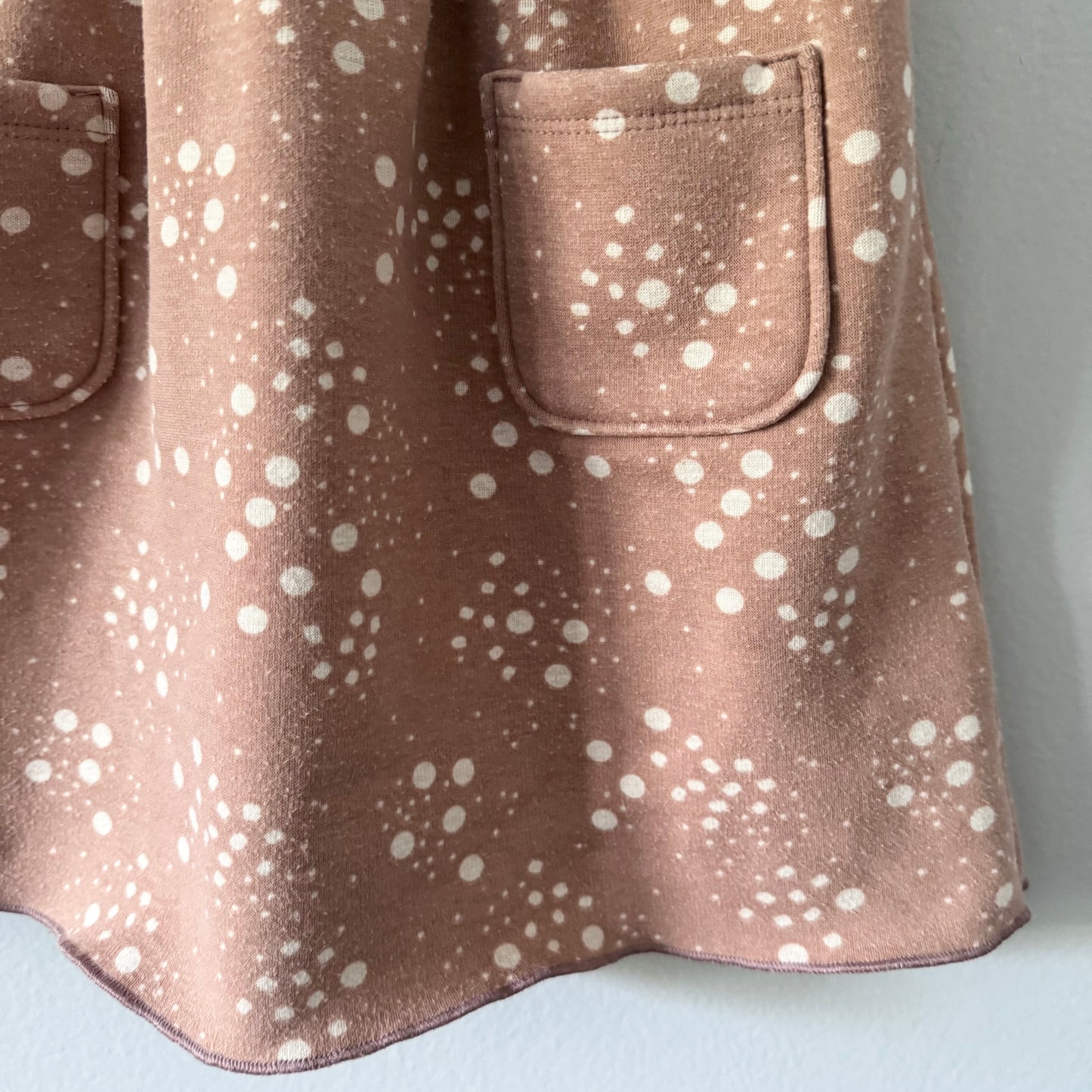 Zara / Brown fleece lined dress / 3-4Y