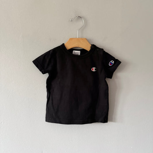 Champion / Black T-shirt / 80cm(12M)
