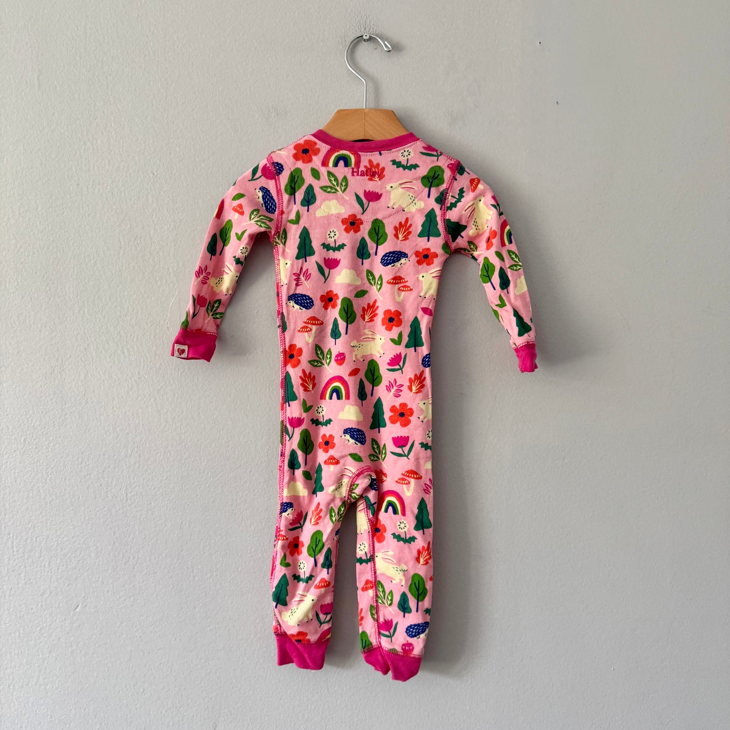 Hatley / Pink x bunny romper / 3-6M