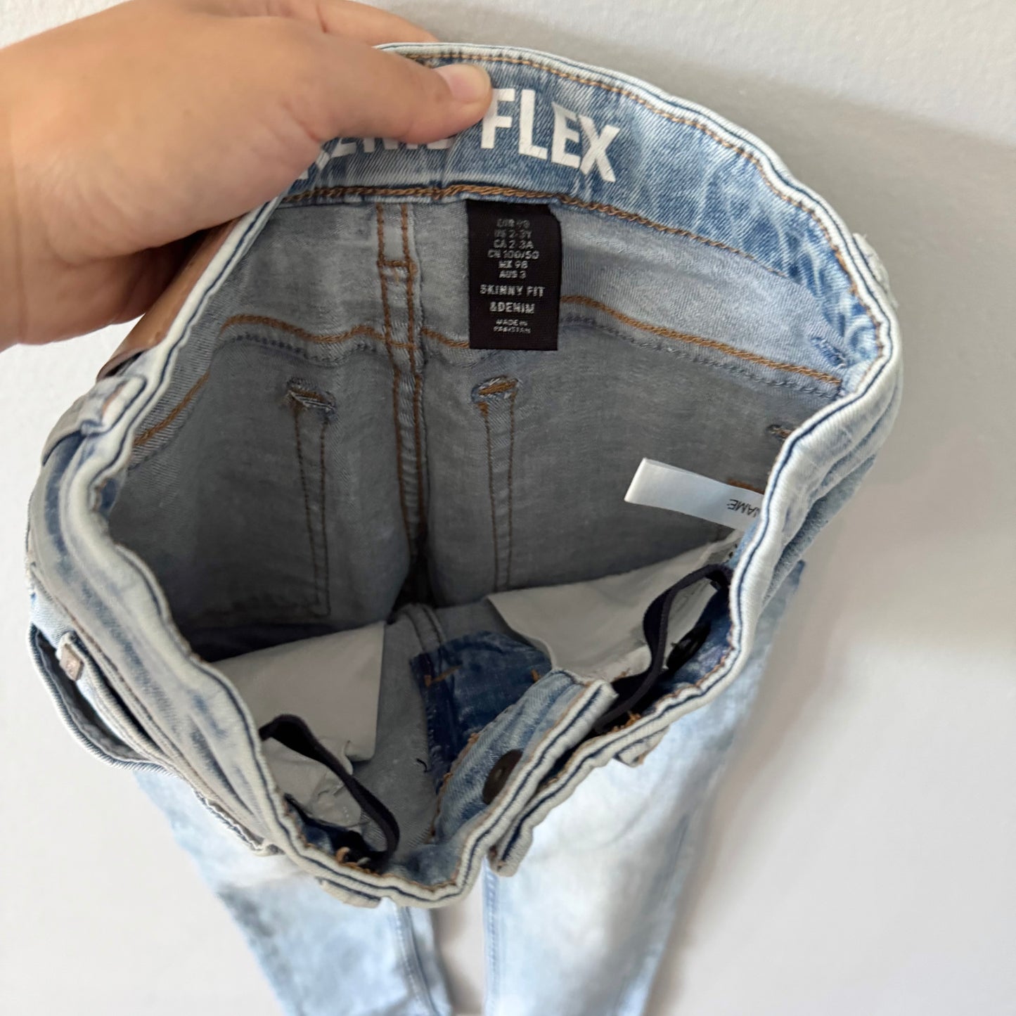 H&M / Skinny fit stretch denim / 2-3Y