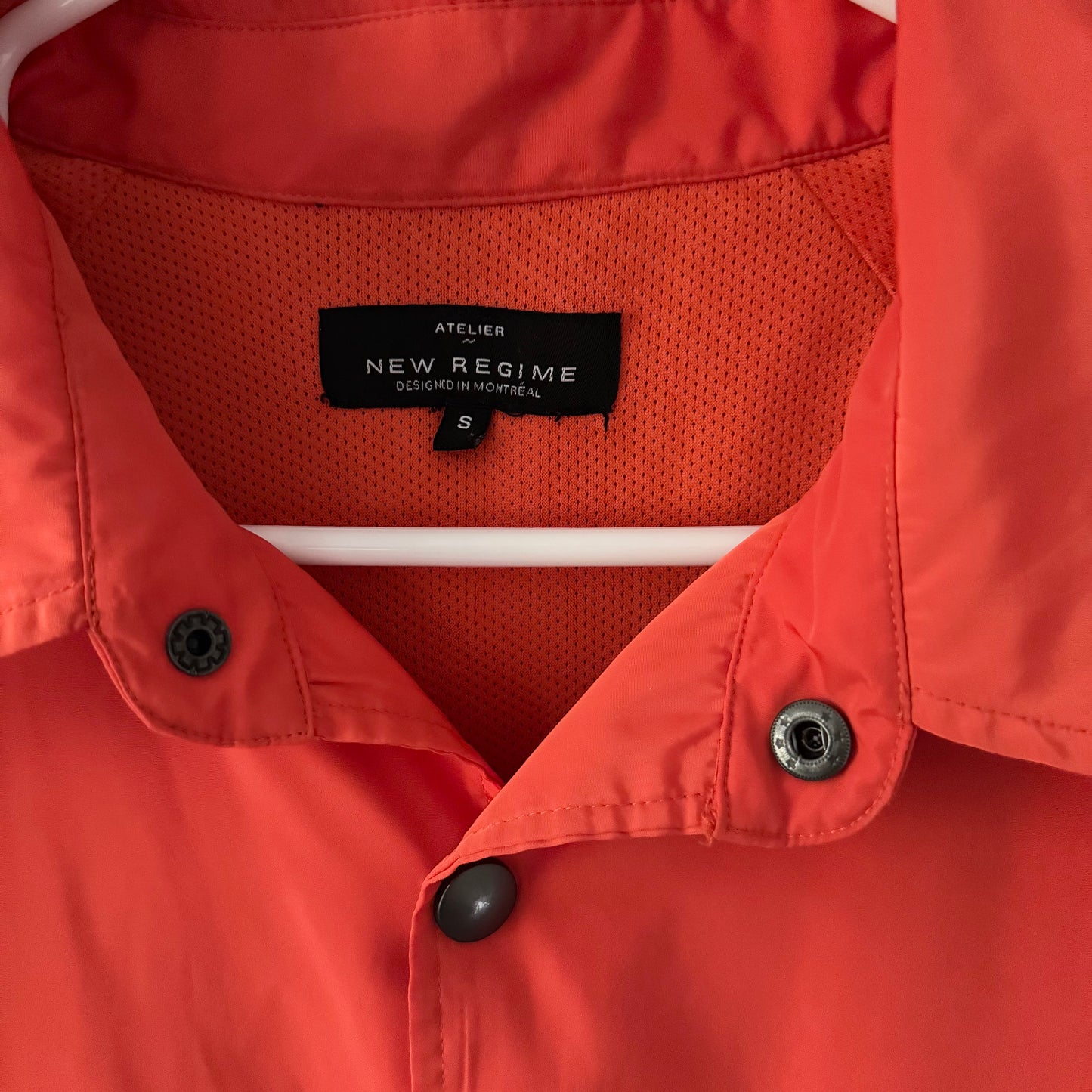 Atelier New Regime / Orange nylon jacket / Men S