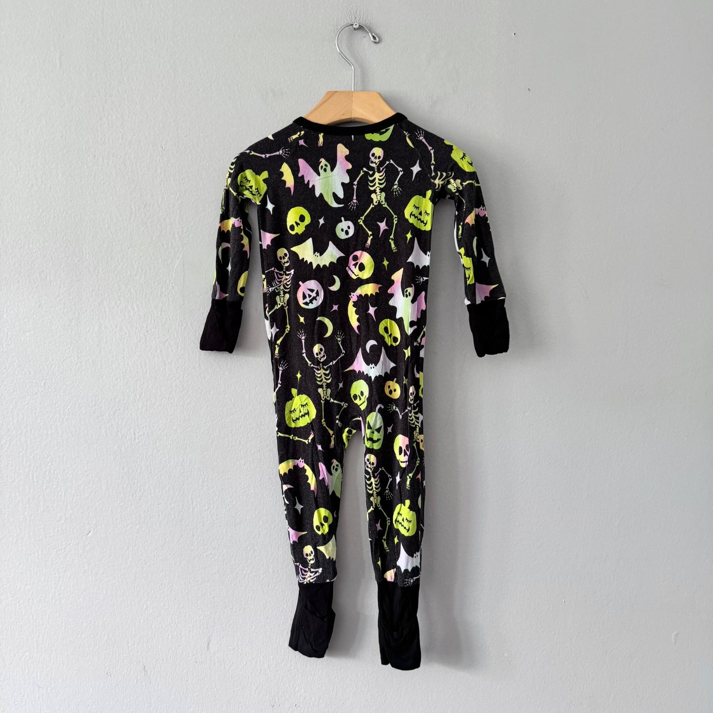 Little Sleepies / Halloween sleep romper / 6-12M