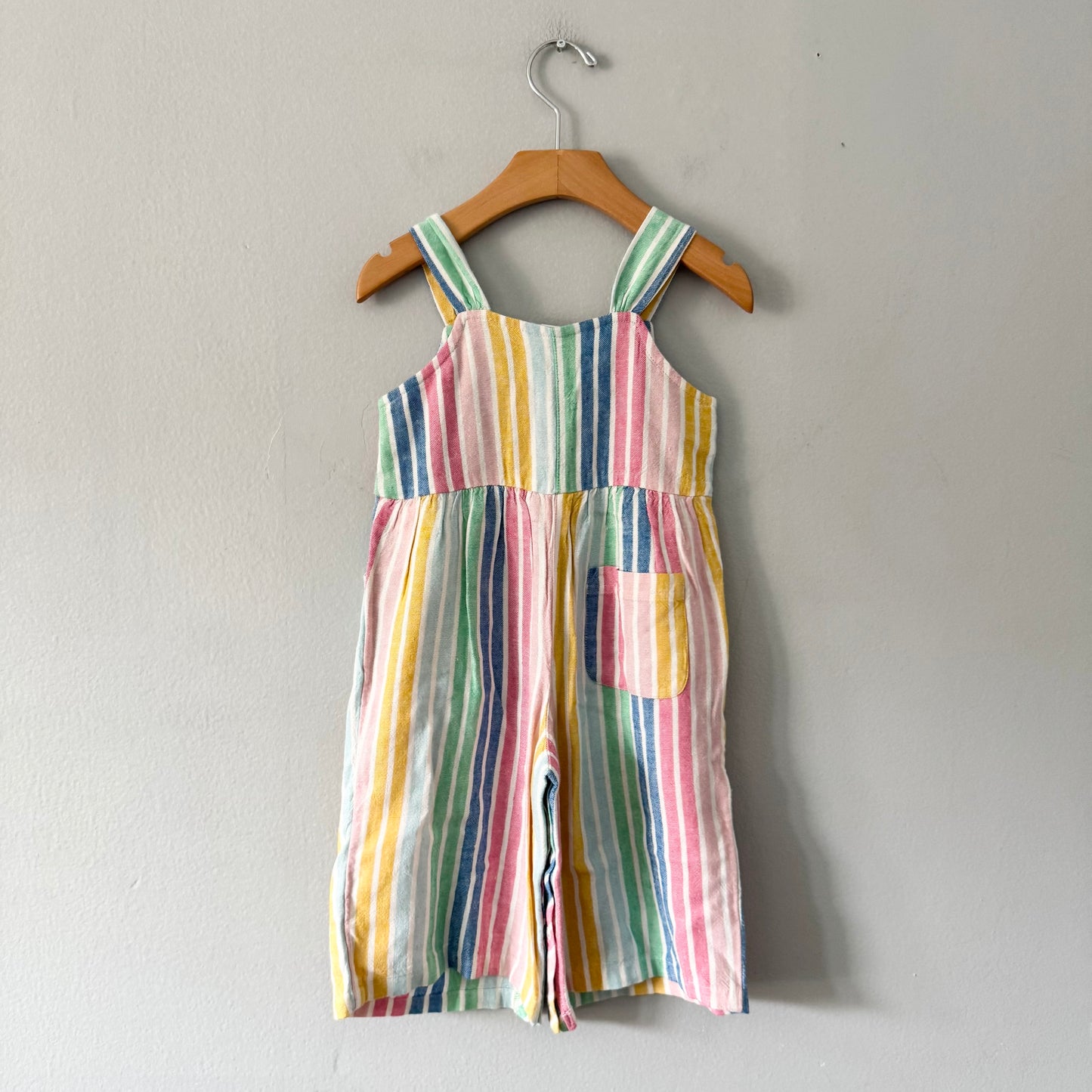 Next / Rainbow stripe jumpsuit / 9-12M - New with tag