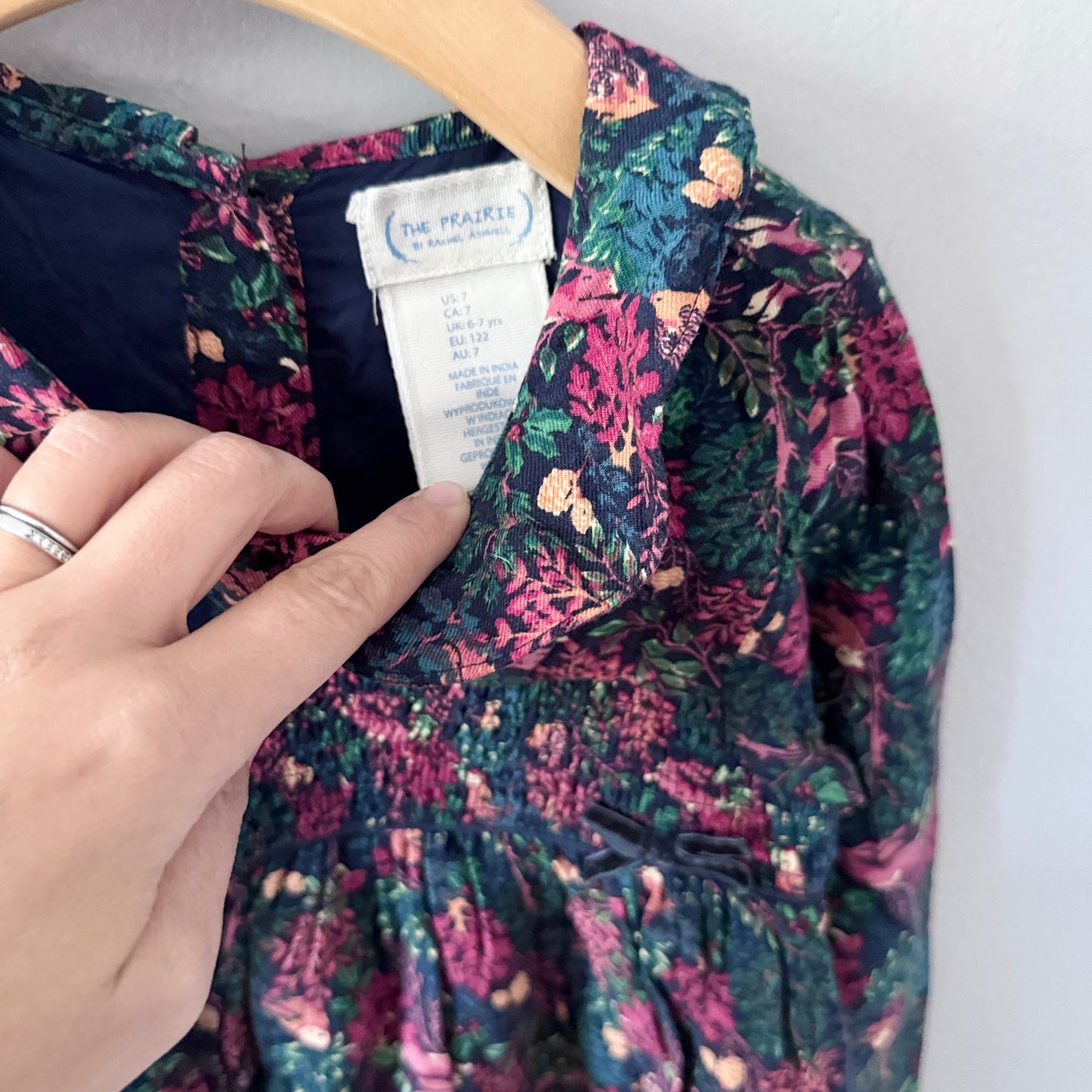 The Prairie / Forest x animal dress / 6-7Y