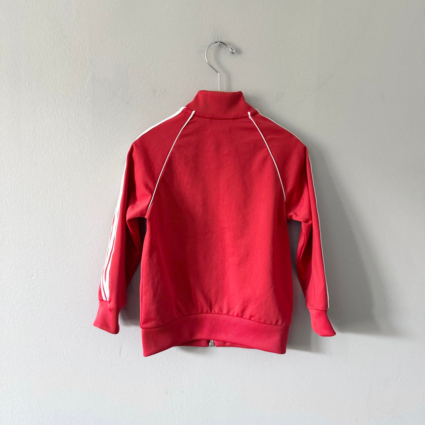 Adidas / Red track suit jacket / 3-4Y
