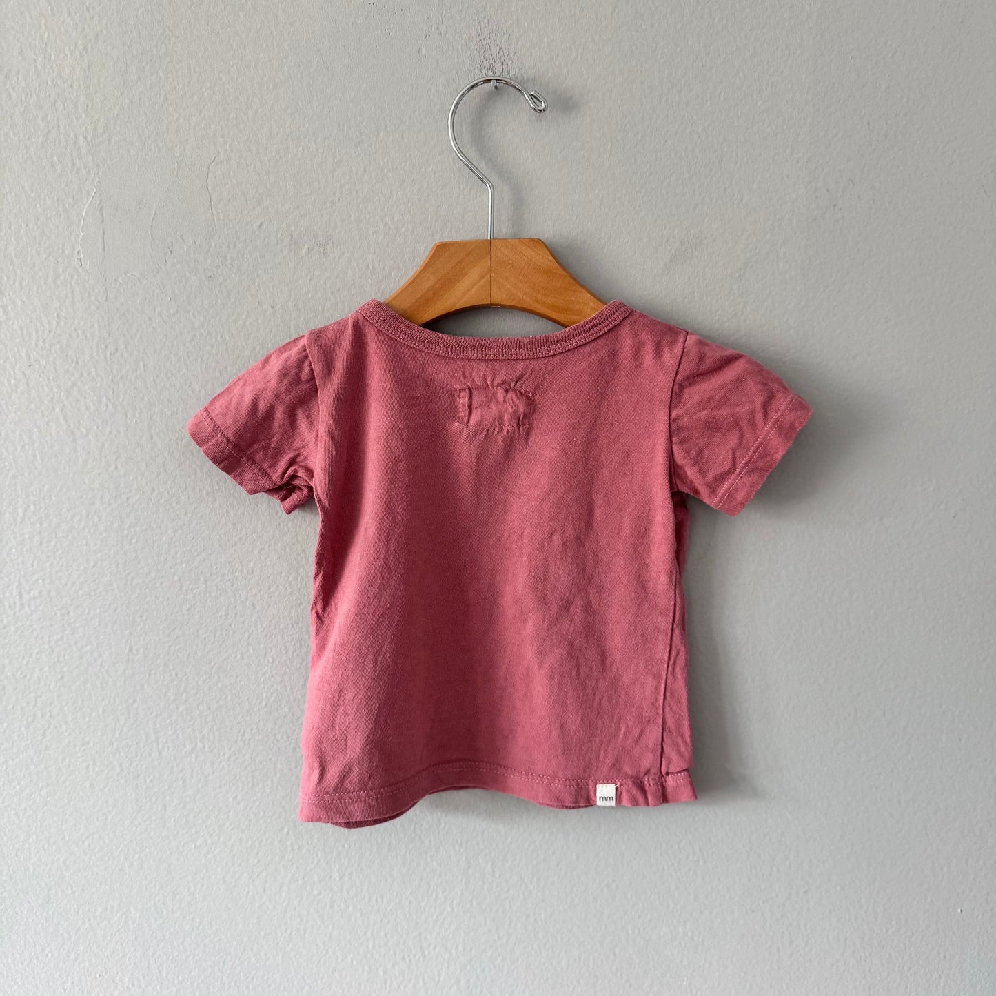 Mini mioche / T-shirt rose / 6-12M