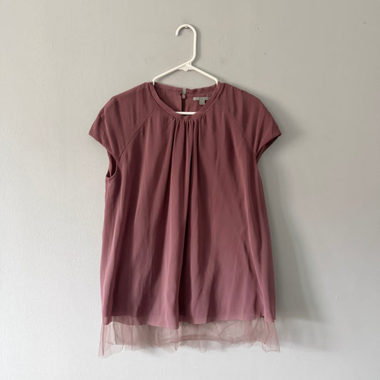 COS / Smokey rose tulle top / Women 10