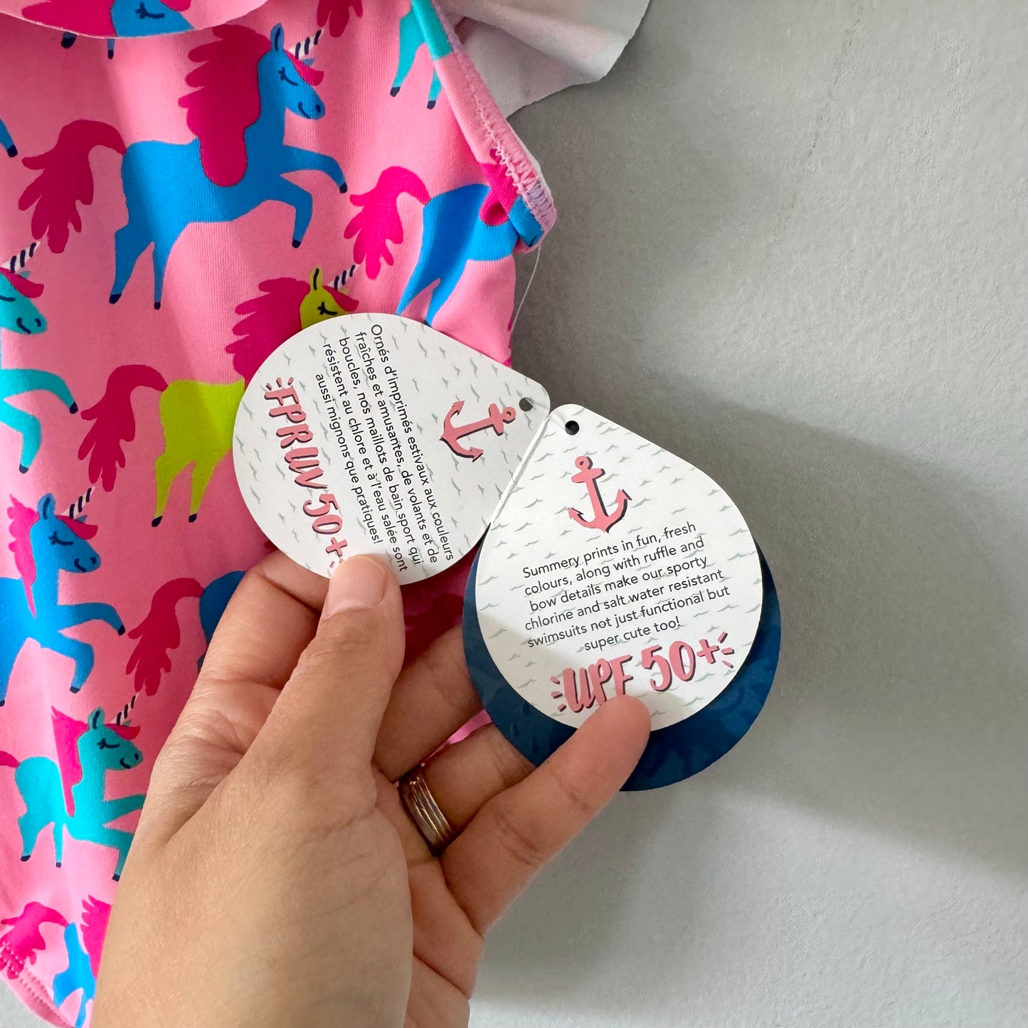 Hatley / Pink x unicorn swimwear / 2Y - New with tag
