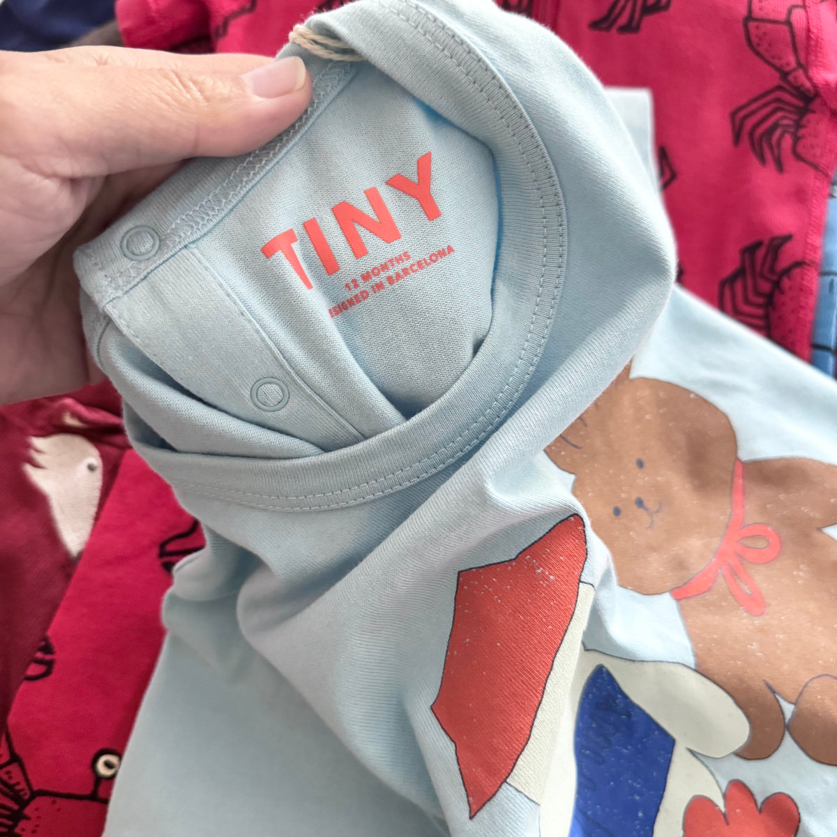 Tiny Cottons / Light blue romper / 12M - New with tag