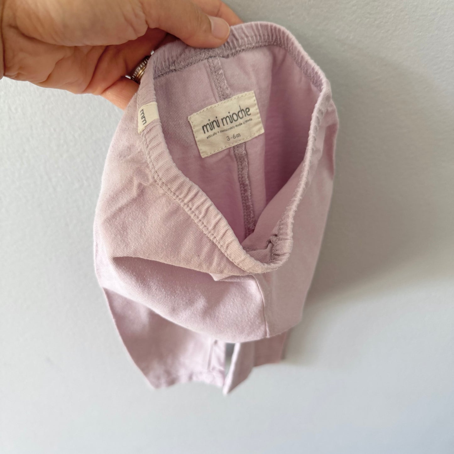 Mini Mioche / Lavender leggings / 3-6M