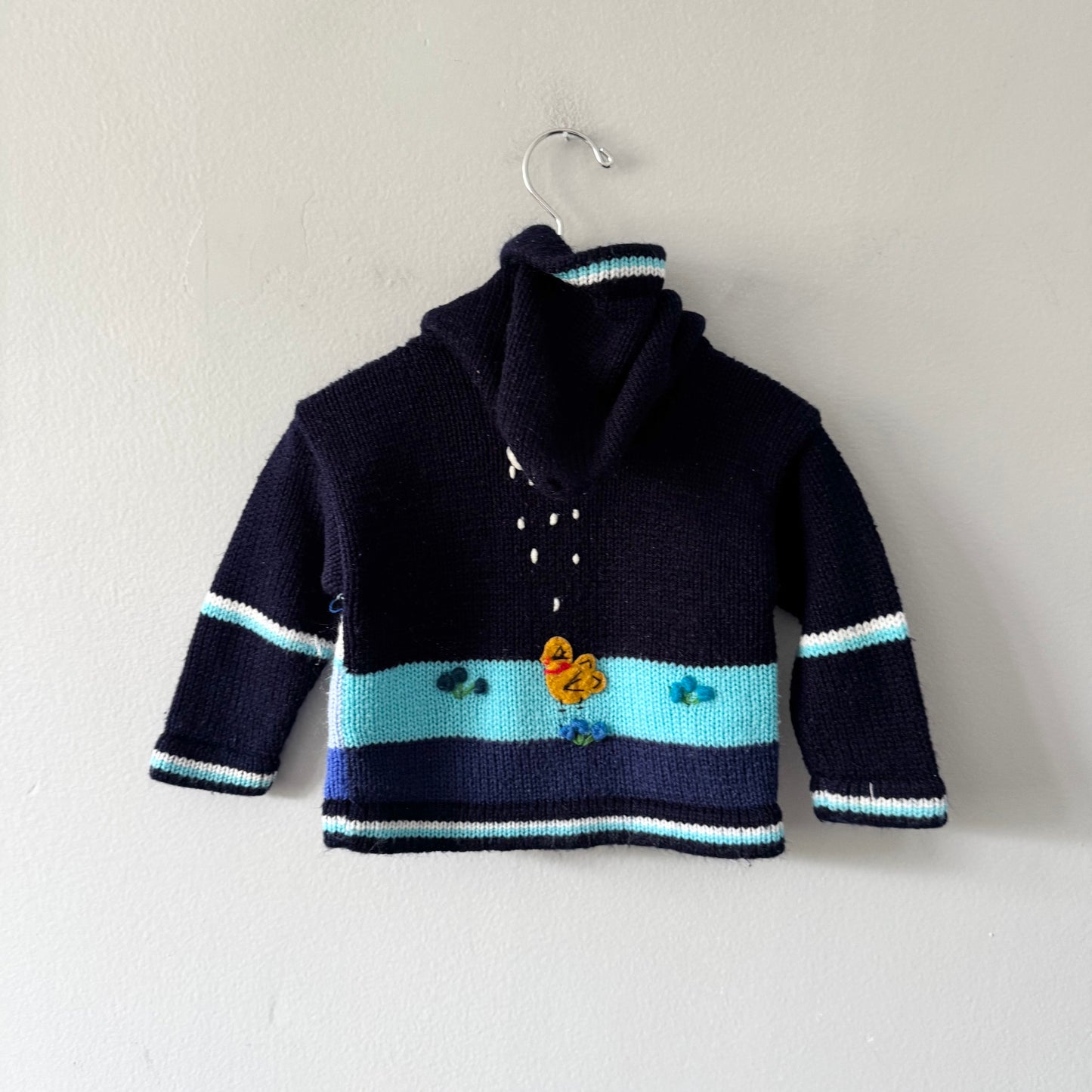 No brand / Peruvian zip up knit jacket / 12M
