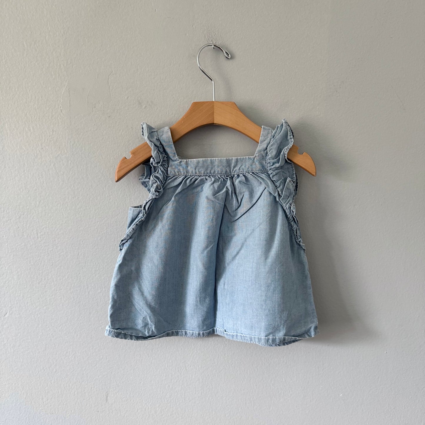 Zara / Chambray cami top / 12-18M