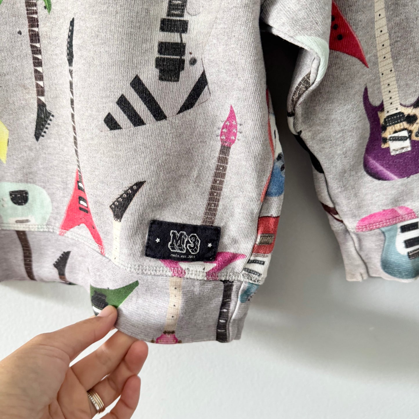 Molo / Guitar sweatshirt / 98cm(2-3Y)