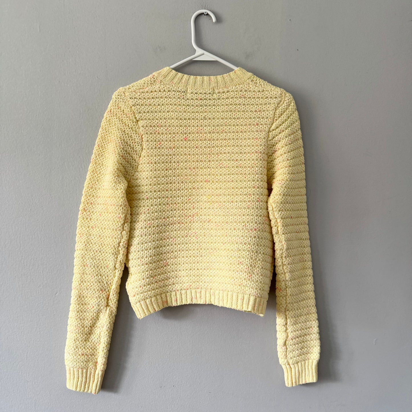 John + Jenn / Light yellow cardigan / Women S