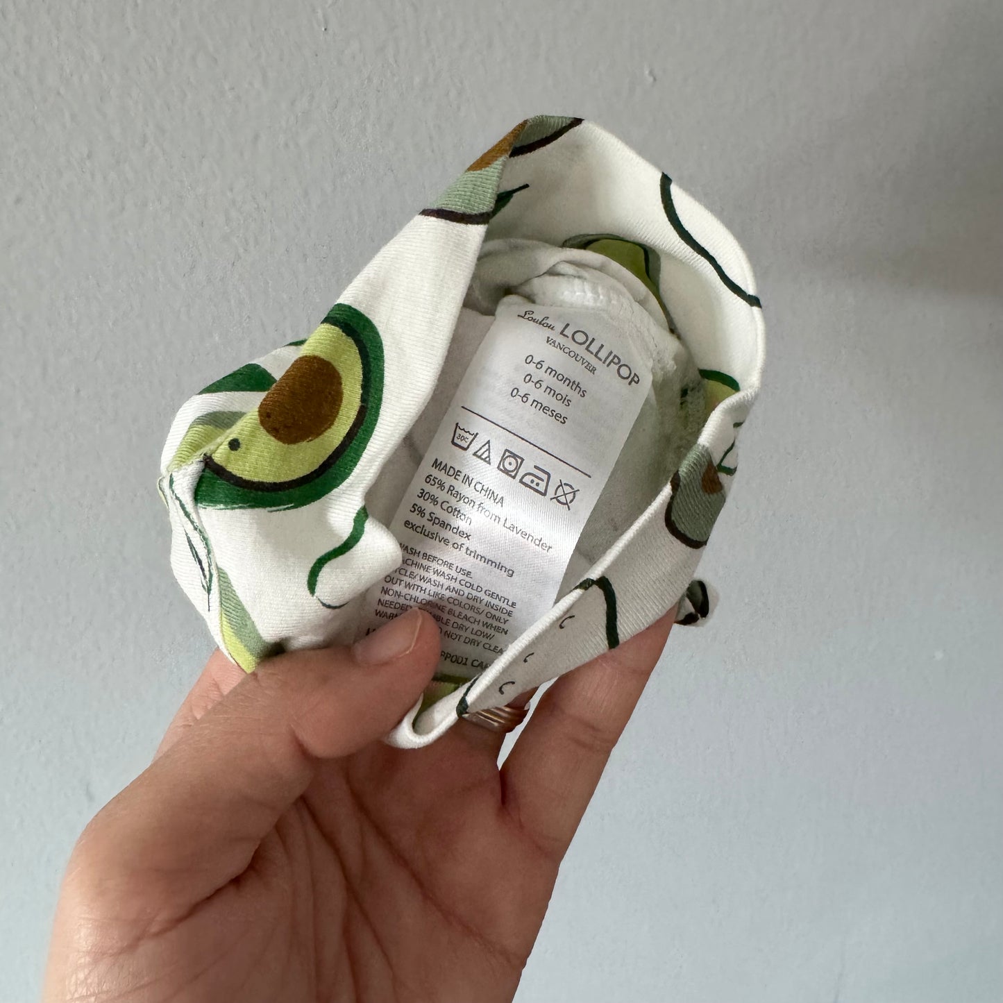 Loulou Lollipop / Avocado cap / 0-6M