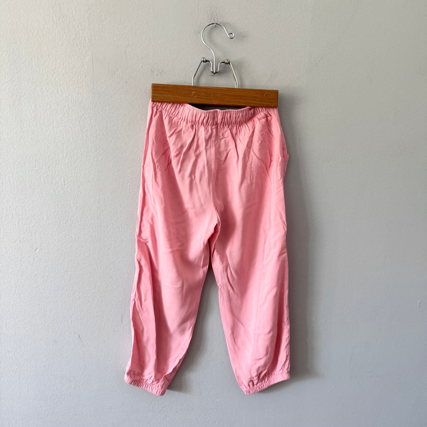 H&M / Pink viscose pants / 3-4Y