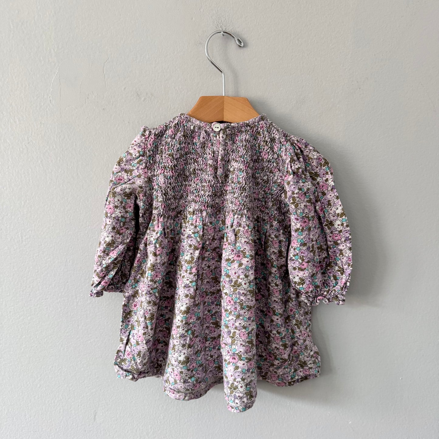 Zara / Light purple long sleeve dress / 12-18M