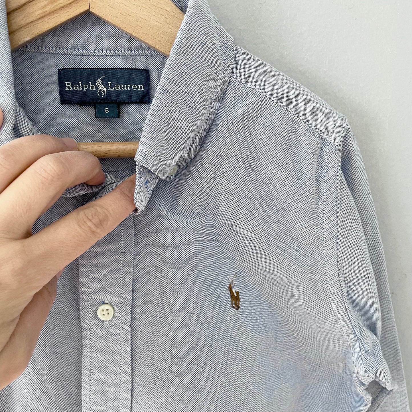 Polo Ralph Lauren / Light blue dress shirt / 6Y
